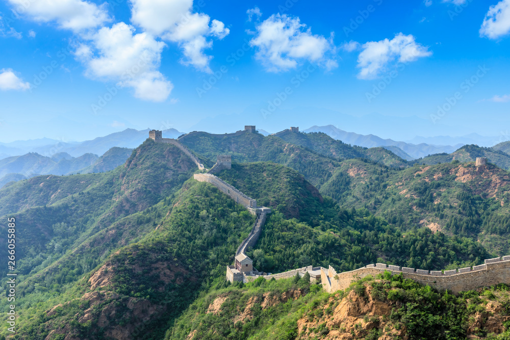 金山岭的中国长城