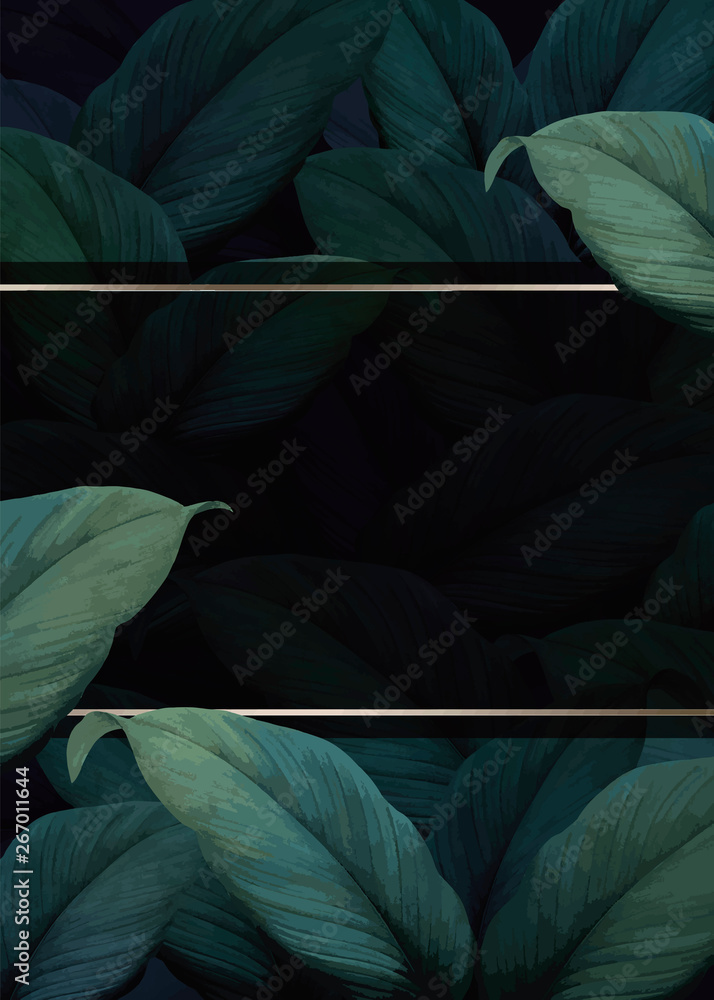 Tropical foliage background