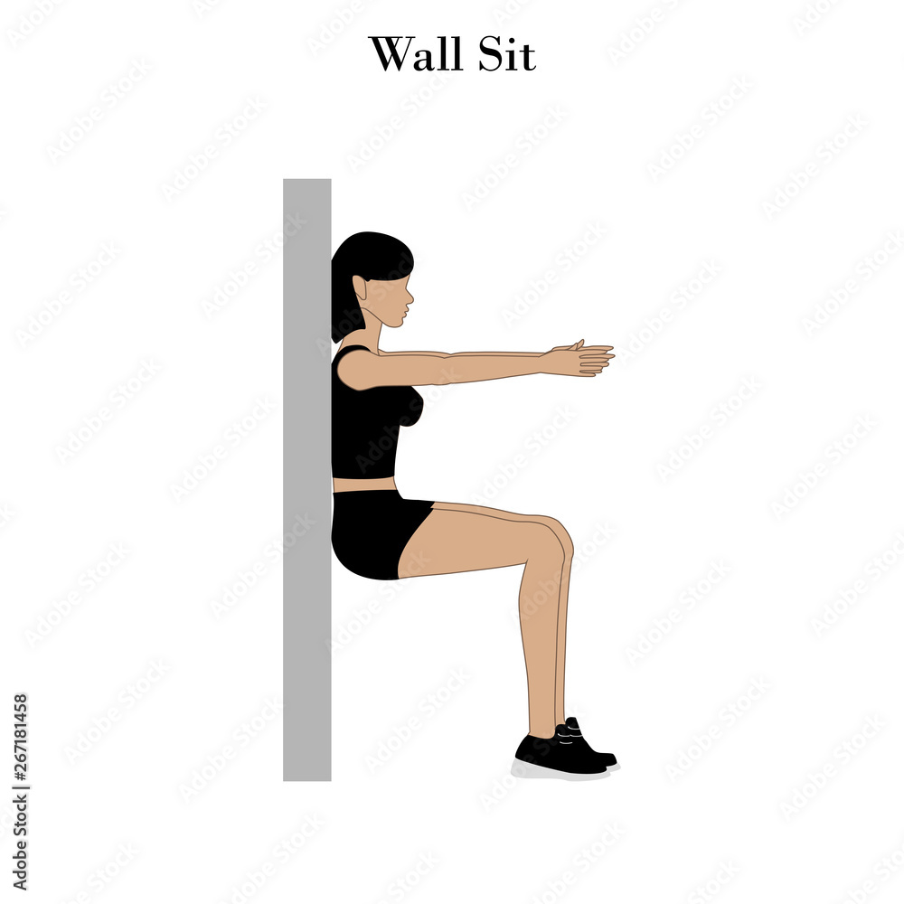 Wall sit workout