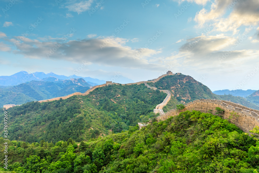 金山岭的中国长城