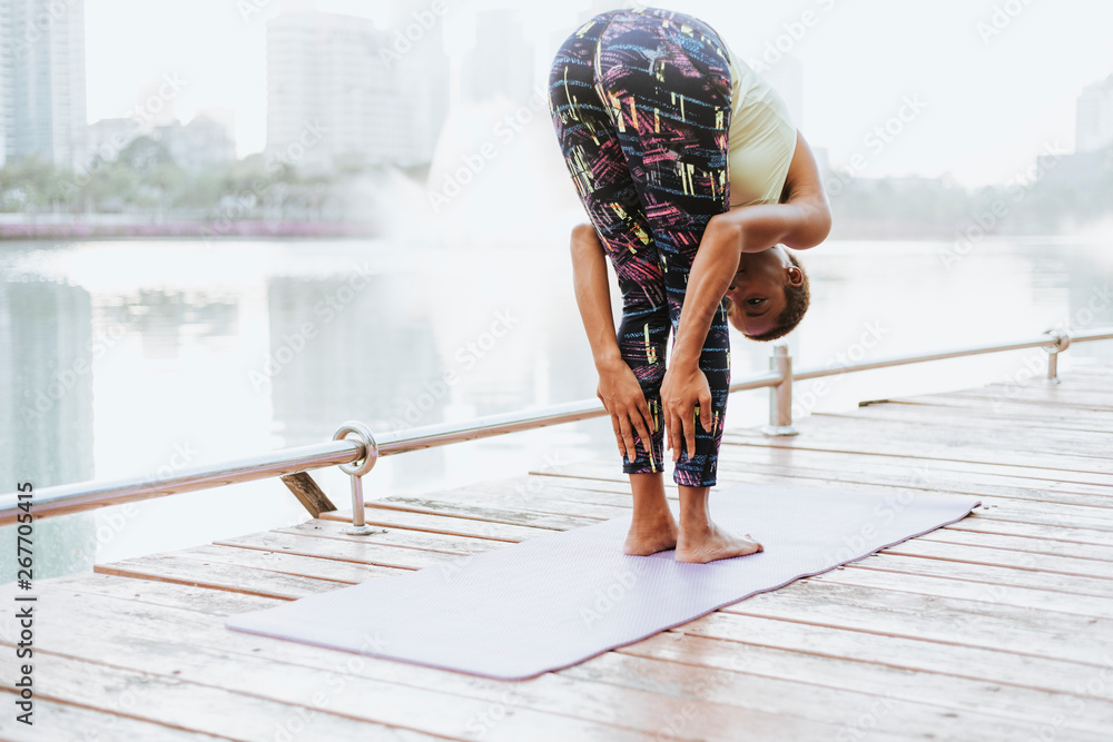 Yoga in the park