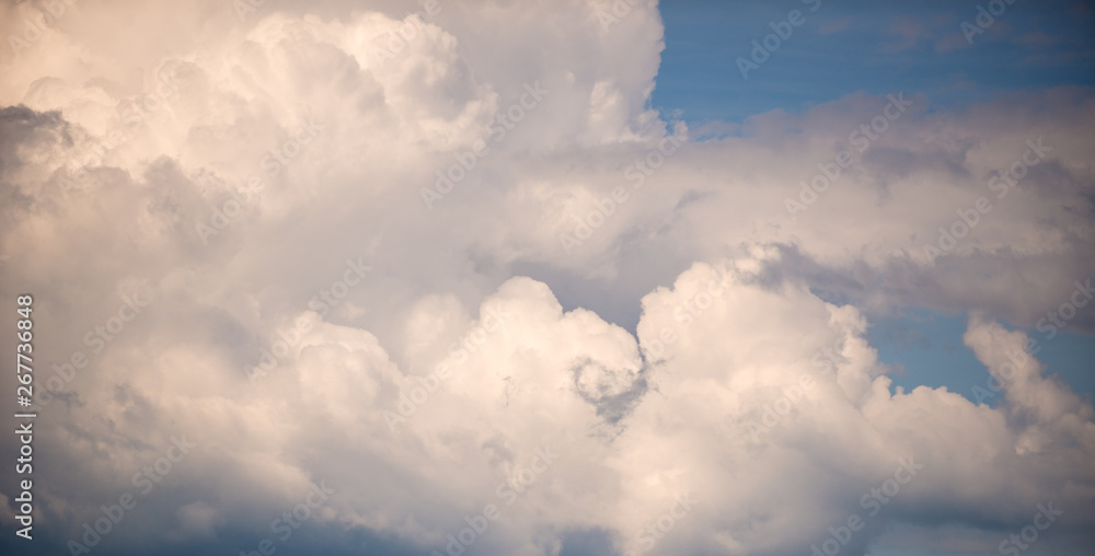 Abstract natural background with clouds