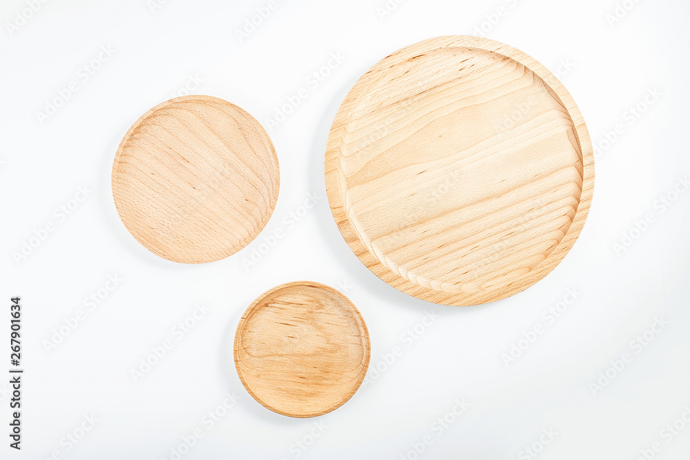 Natural wind green wooden tableware elm wood dish plate wooden plate