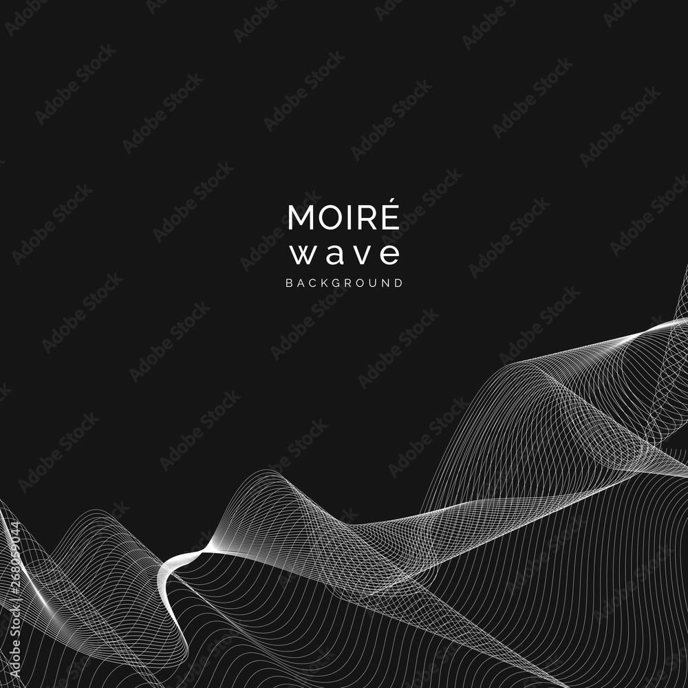 Moiré pattern background