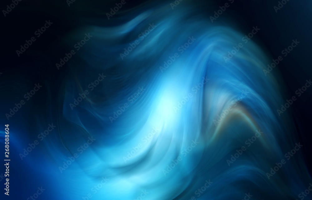 Blue abstract smoke background with blurred motion effect