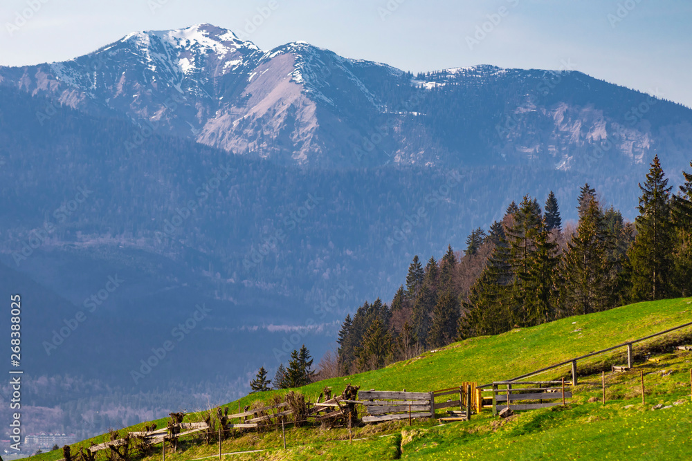 Die Alpen mit Blick von der Zugspitze