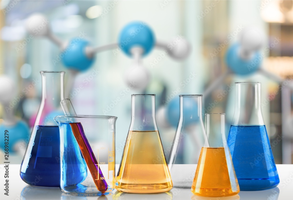 Chemical chemistry laboratory acid alkaline analysis background