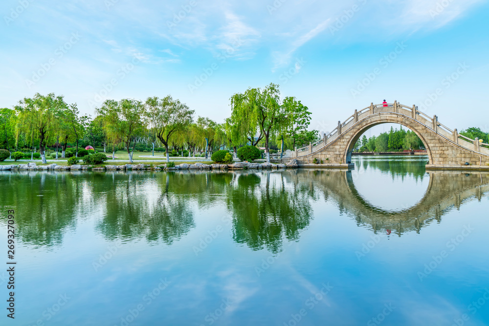 徐州玉龙湖的美丽景观