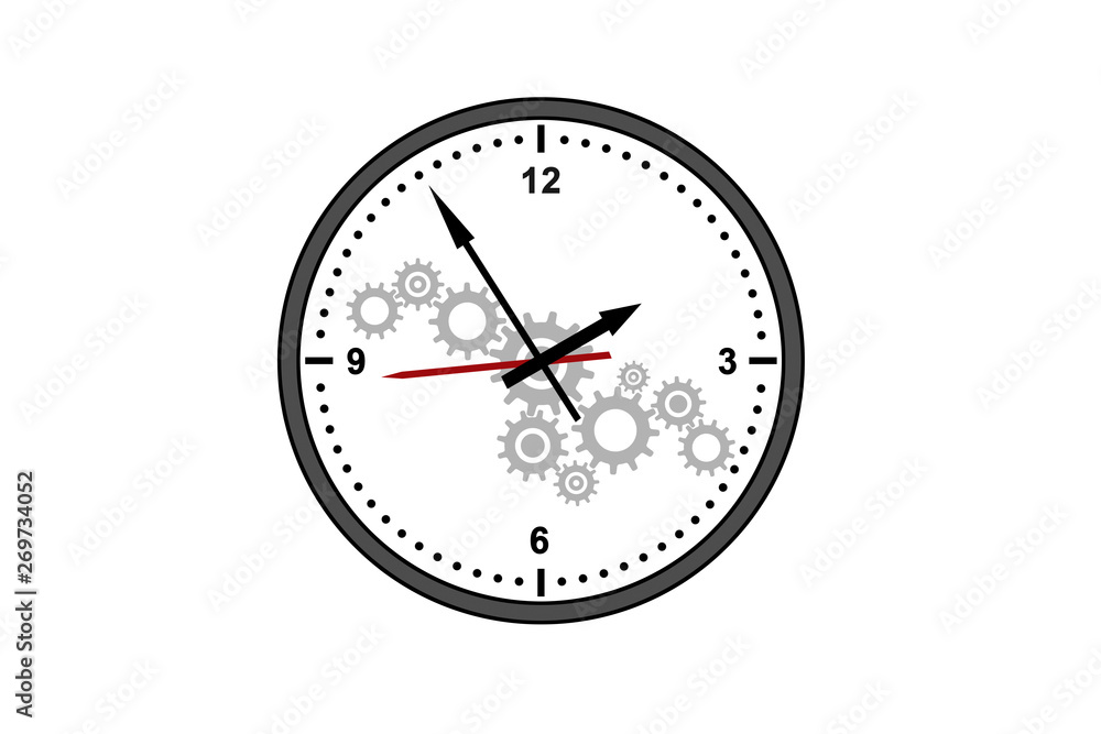 Time management and hour concept