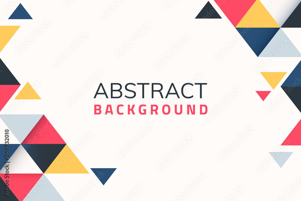 Geometrical abstract background