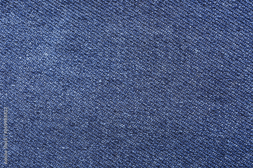 Texture of jeans fabric, closeup