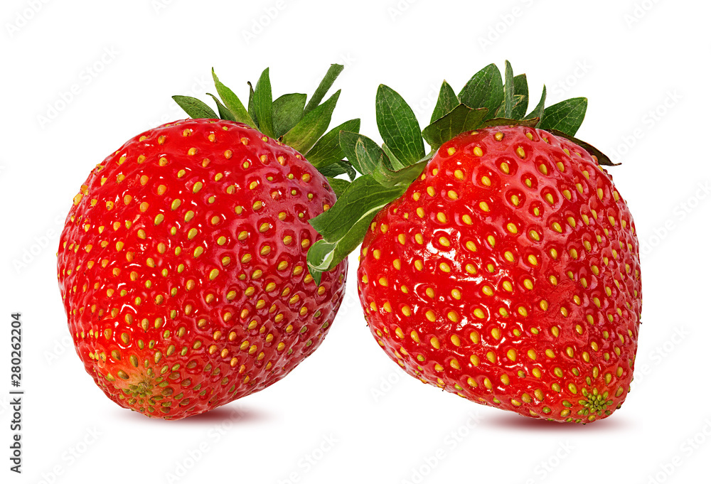 Strawberry isolated on white background