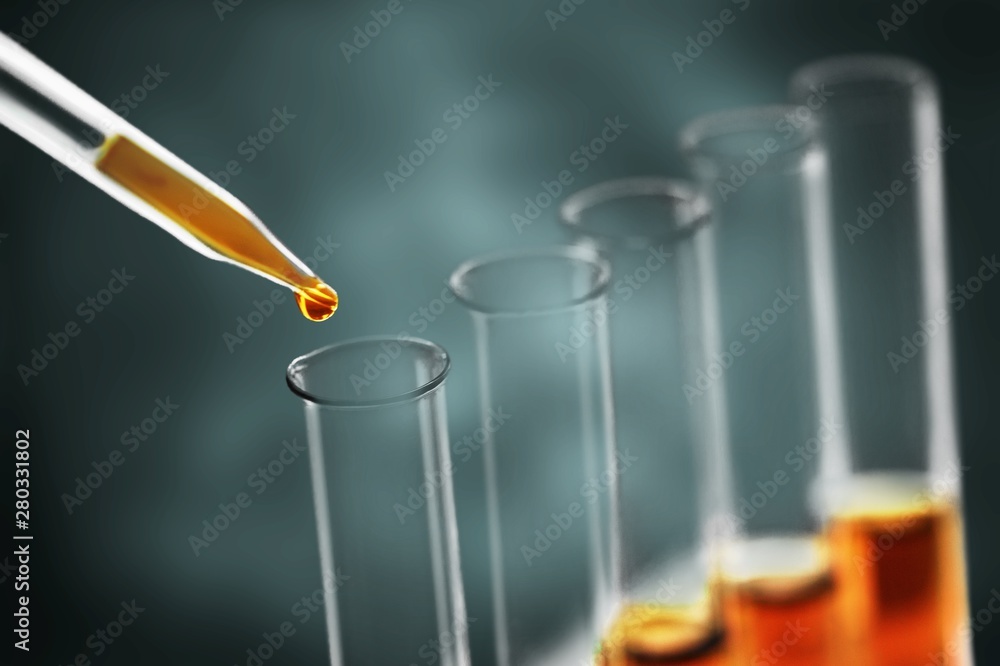 Oil test analysis beaker bio bio diesel biotechnology