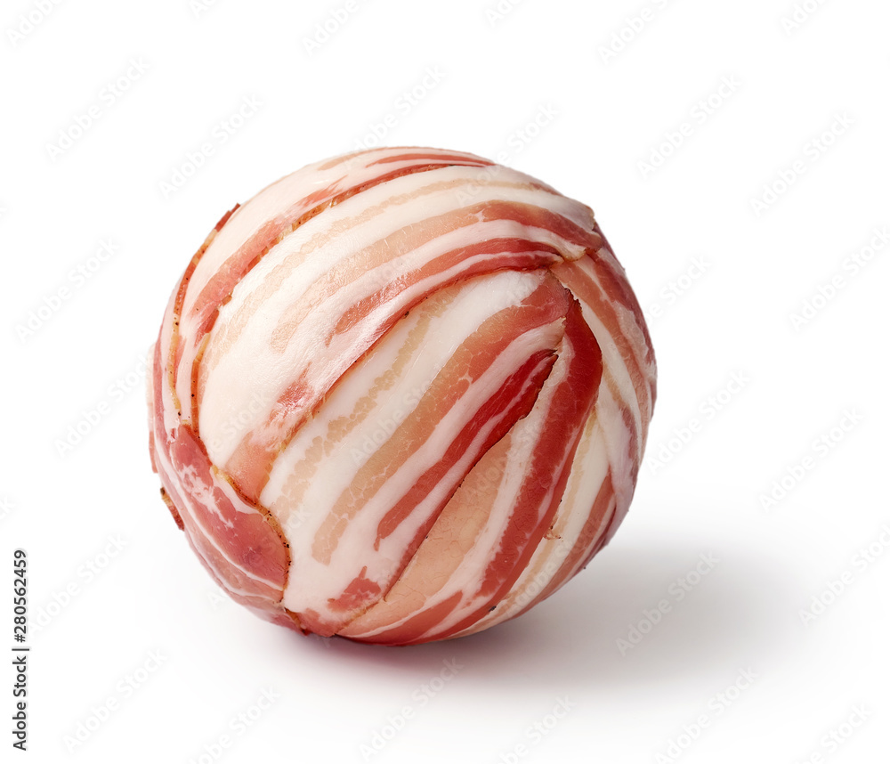 ball of prosciutto slices