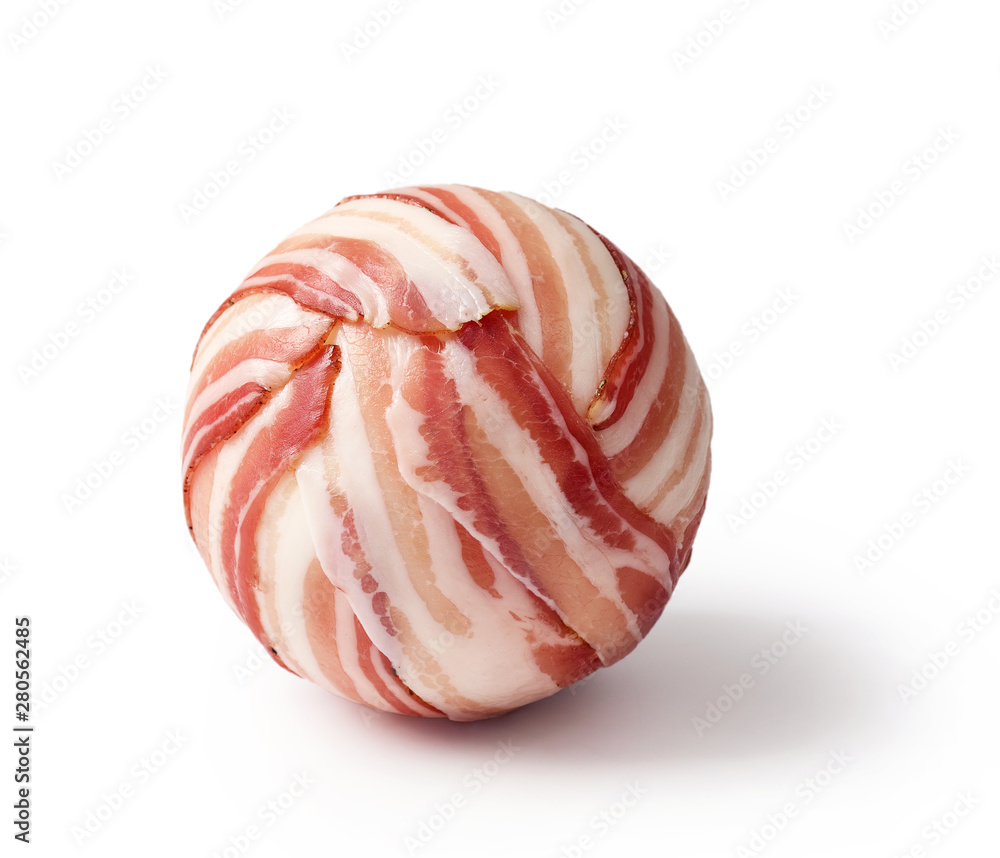 ball of prosciutto slices