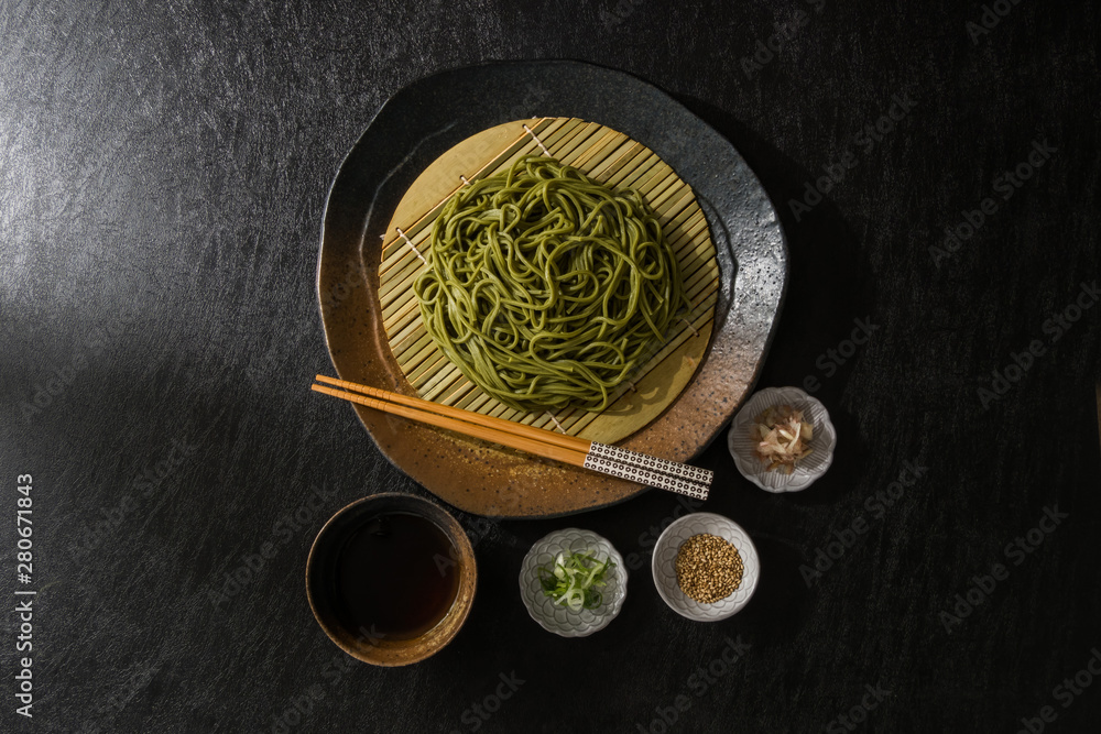 うちたて新そば Newly made raw soba Japanese foods