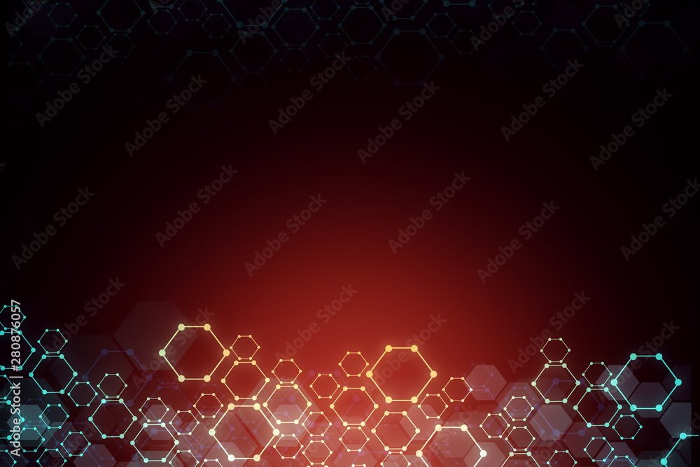 Creative red background