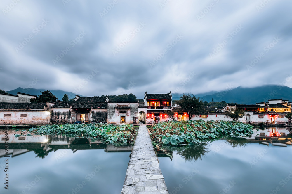 Landscape of Hongcun, Huangshan City, Anhui Province, China