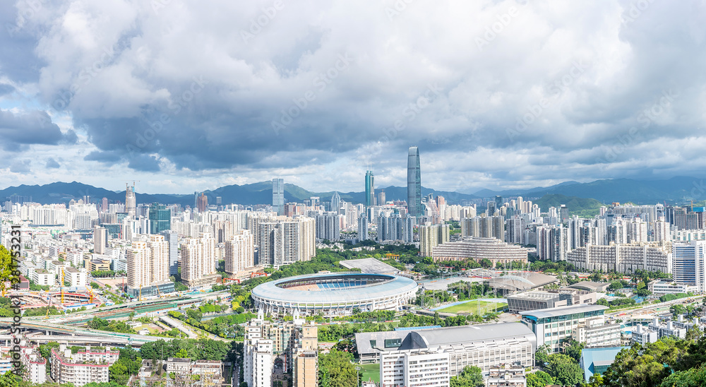 深圳城市风光全景图