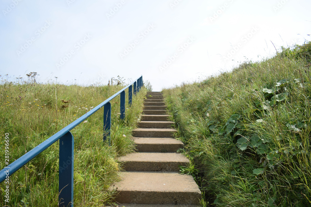 stairway from the beach