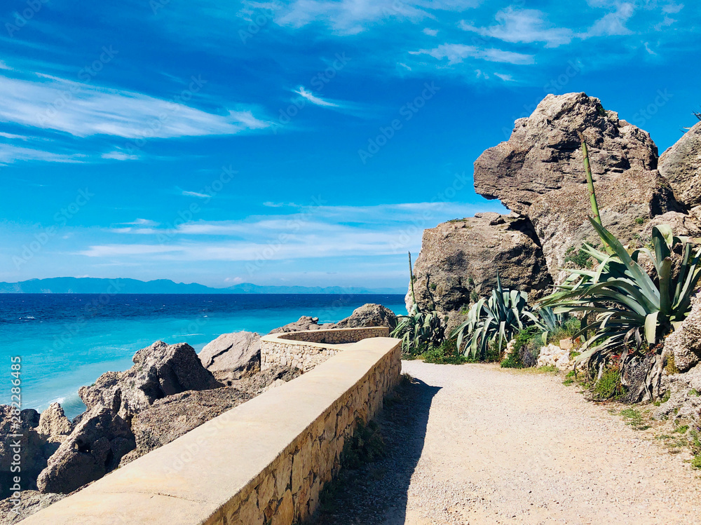 爱琴海海岸线美景