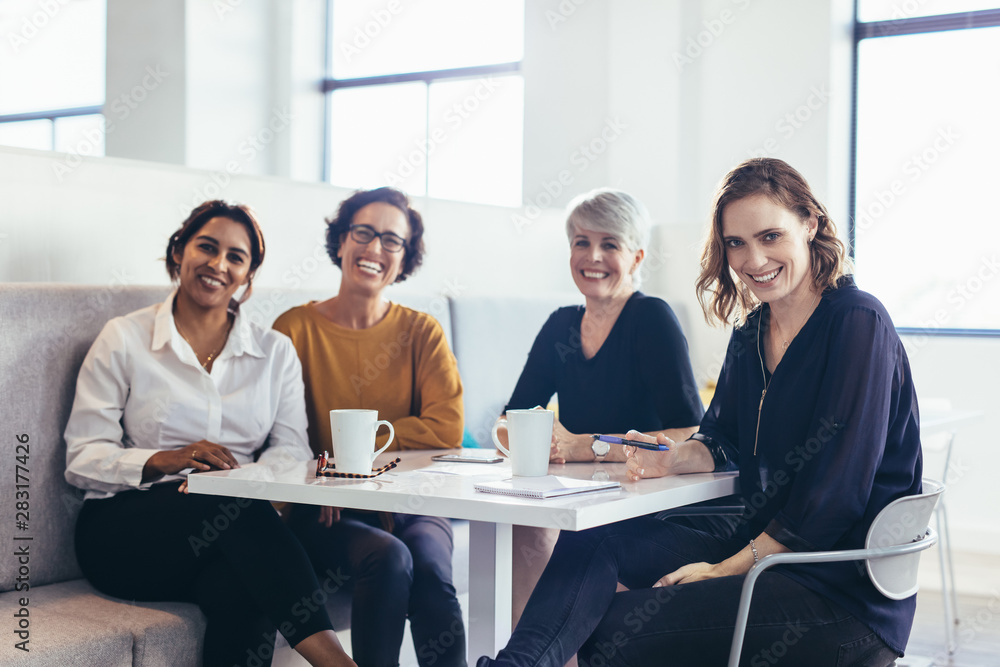 Team of female business professionals