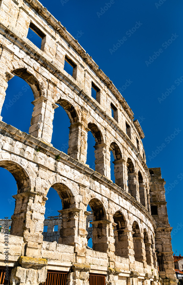 Roman Arena in Pula, Croatia