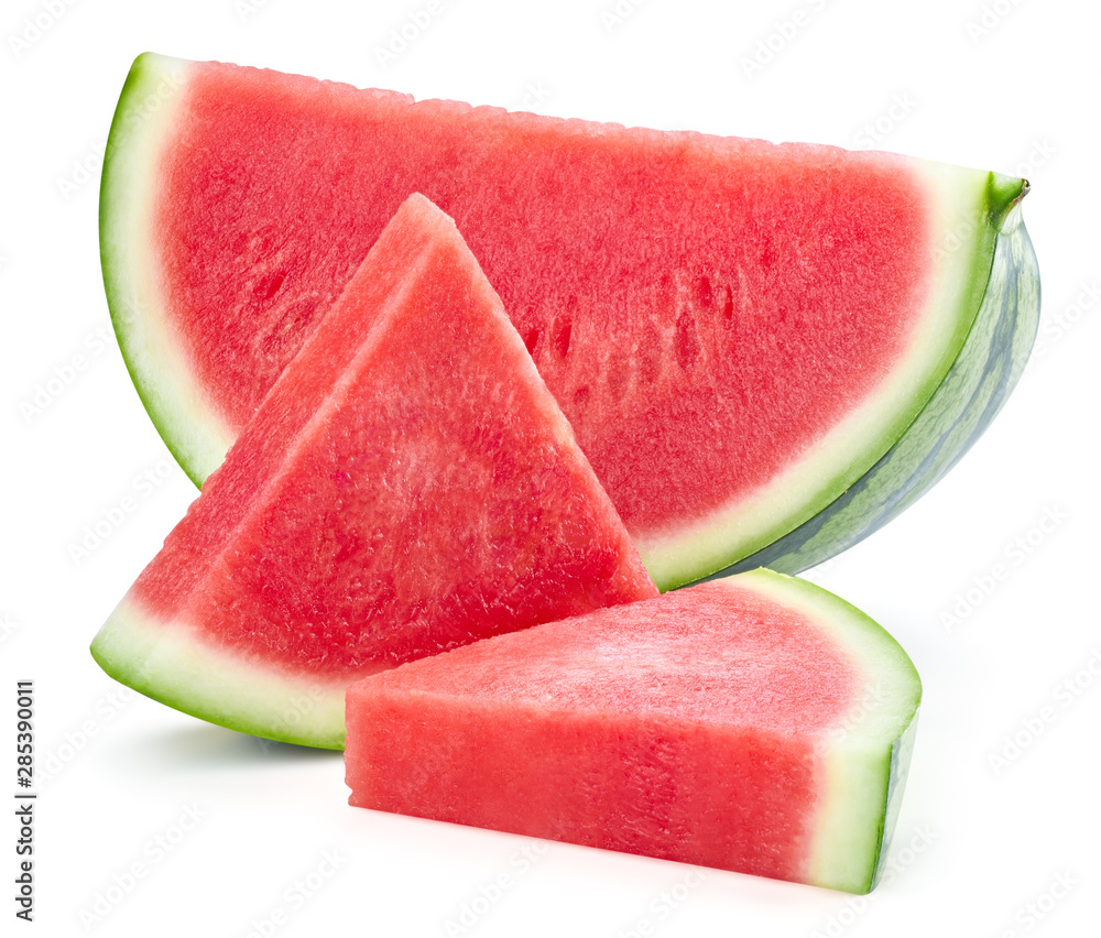 Watermelon slice isolated Clipping Path