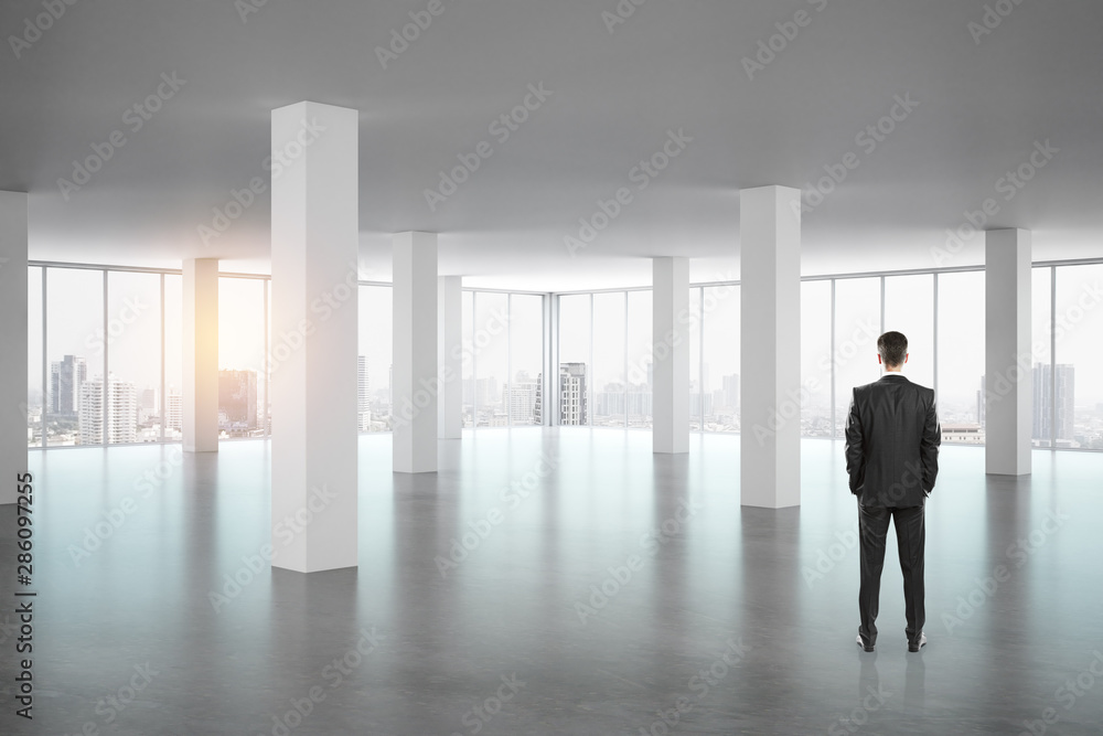 Businessman in modern office