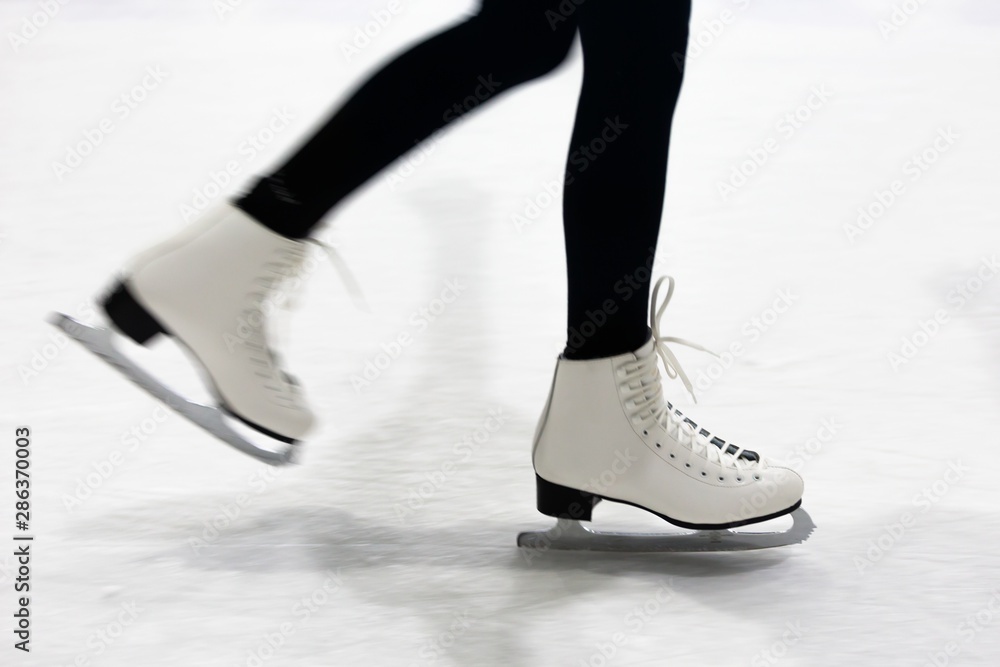 Ice Skates on Ice