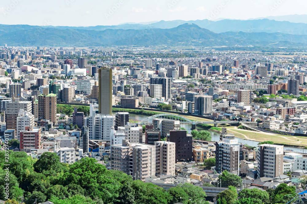 都市風景　熊本市