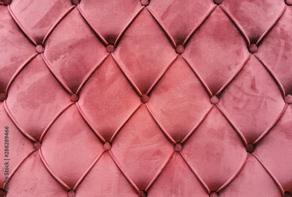 Texture - beautiful upholstered velours velvet furniture in the classic style of rhombus with button