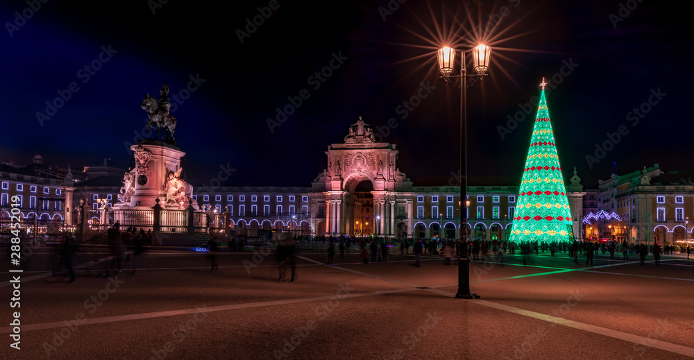 Praça do Comércio by Christmas