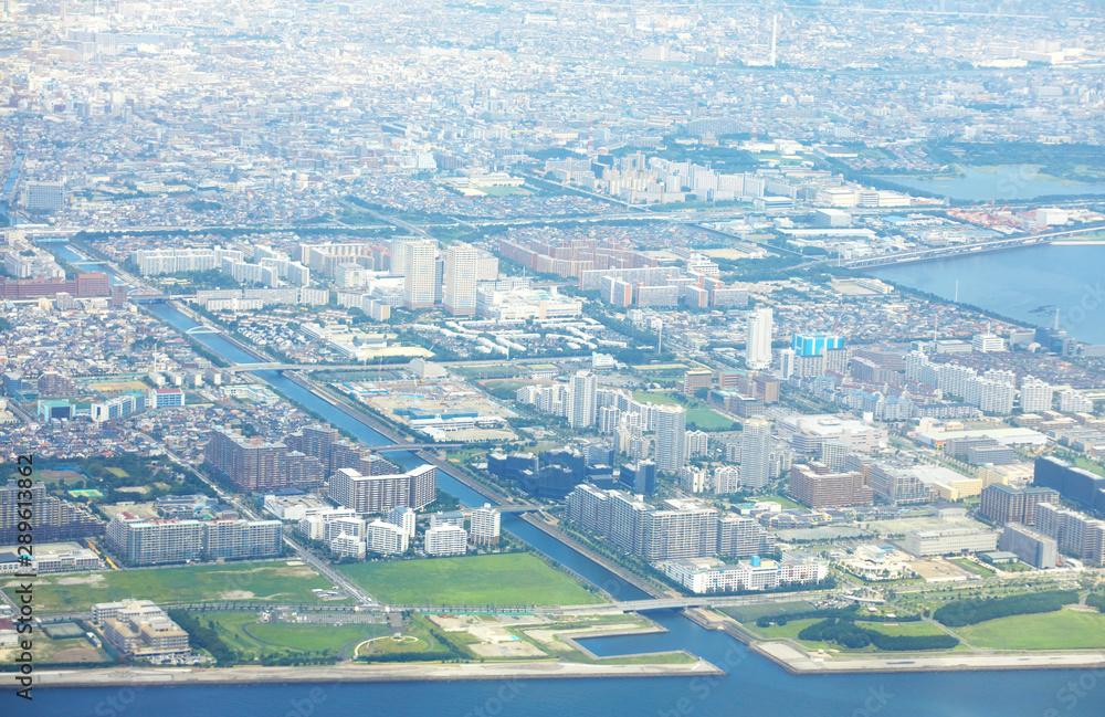 浦安市上空