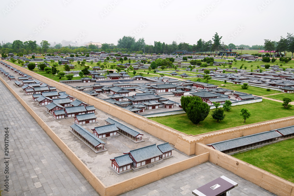 Daming Gong ruins park of Xian city of China.