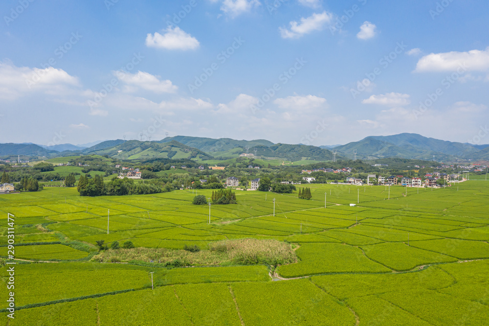 有山的村庄