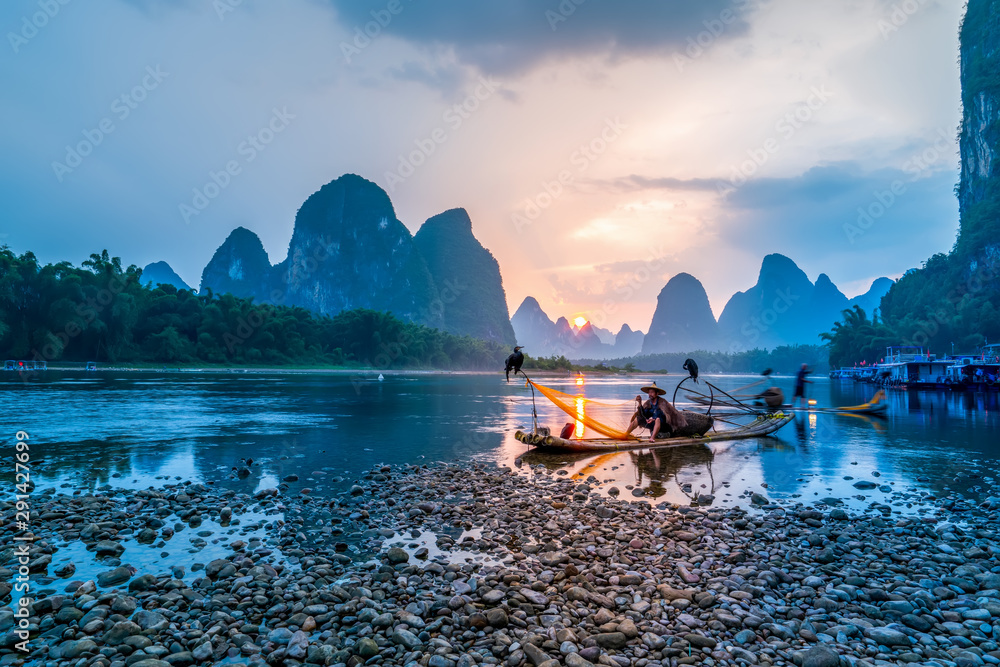 The Beautiful Landscape Scenery of Guilin, Guangxi