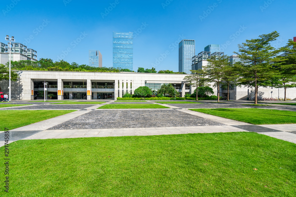 深圳城市天际线及办公楼建筑景观