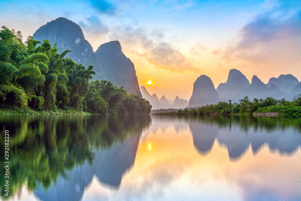 The Beautiful Landscape and Natural Landscape of Guilin