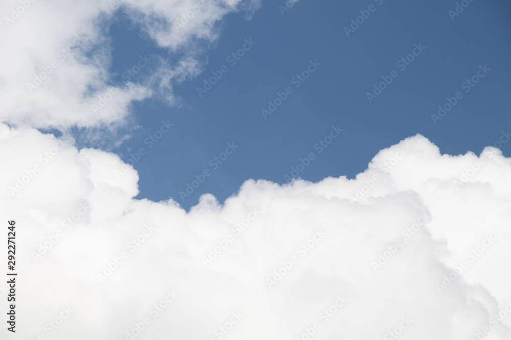 blue sky and clouds