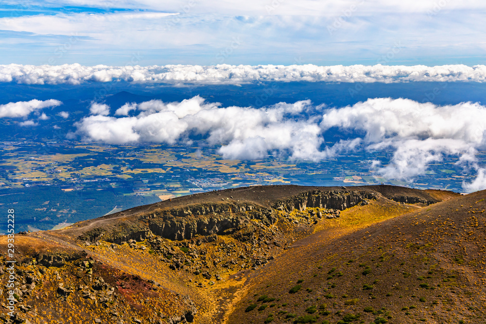 岩手山頂上付近の登山道