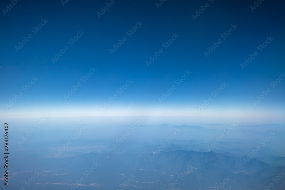 blue sky with clouds