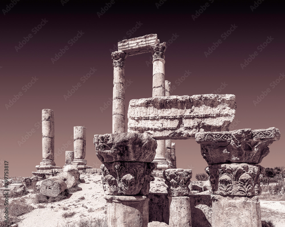 Ruins by the Temple of Hercules