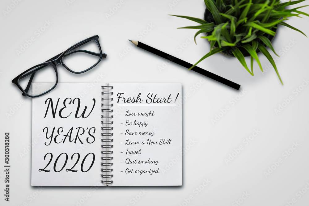 New Year Resolution Goal List 2020 Target Setting