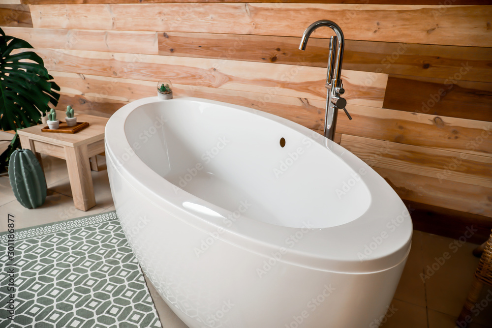 Interior of modern comfortable bathroom