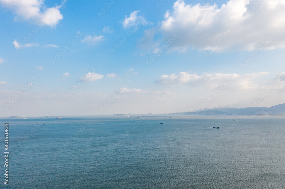 厦门康拉德全景，双子塔/海峡中的厦门世贸大厦，包括康拉德