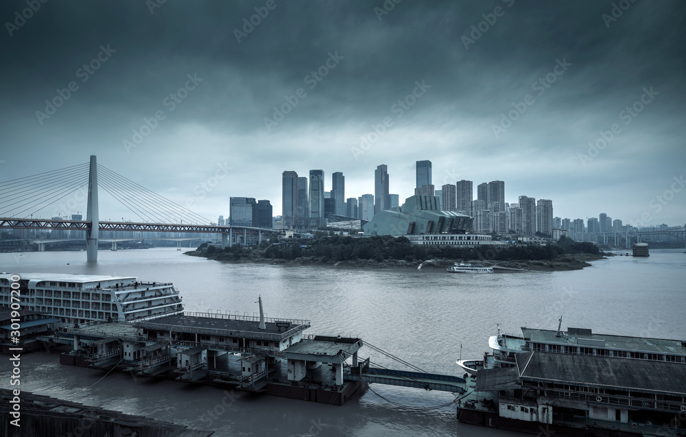 Chongqing cityscape and skyscrapers