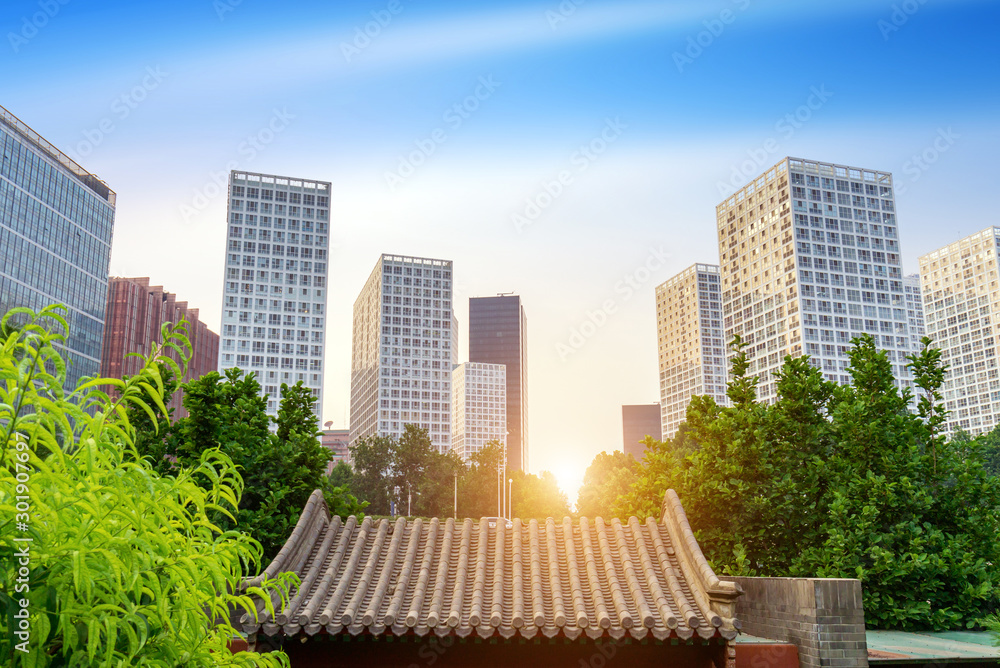 Aerial view of Beijing