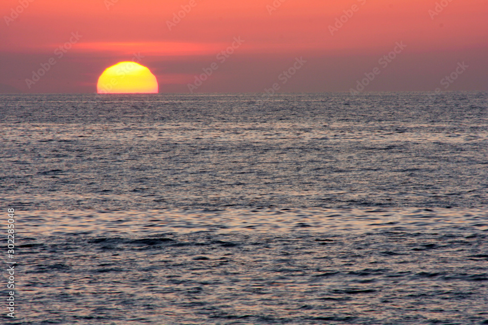 Sunrise over the South Pacific 