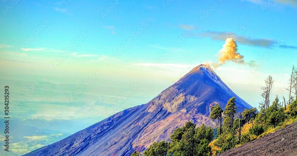 危地马拉火山爆发